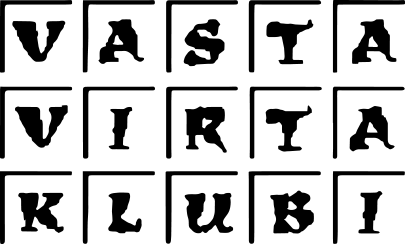 Logo with a text Vastavirta Klubi